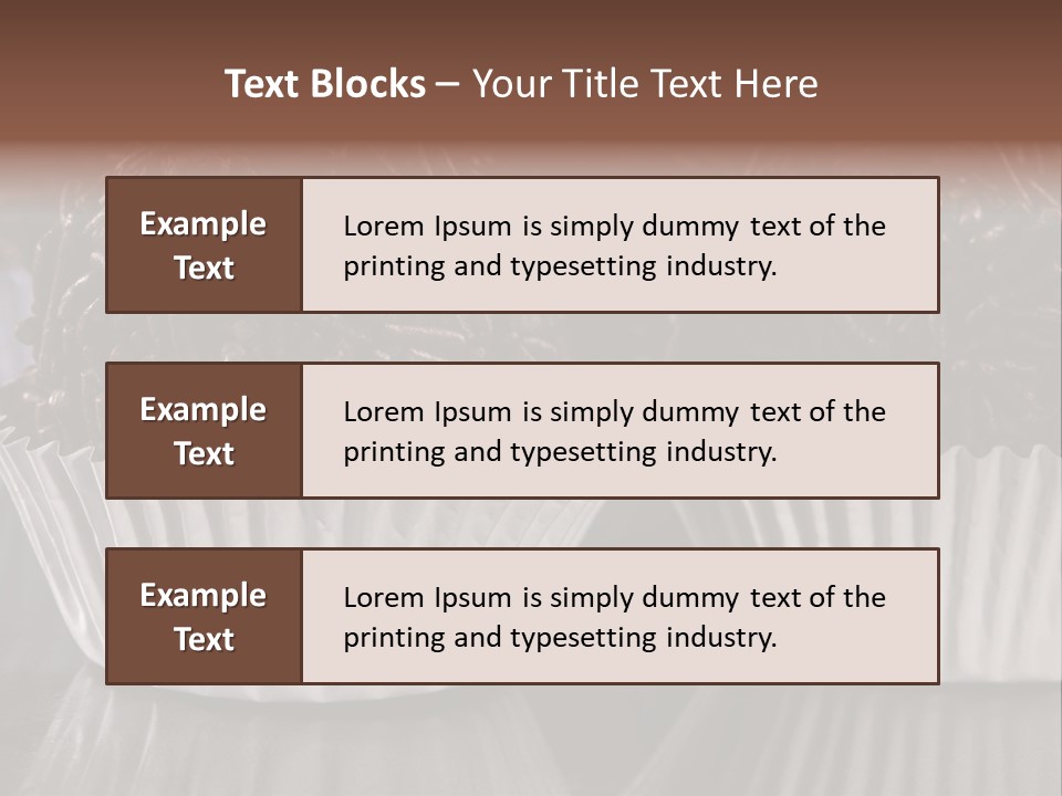 Photography Brigadier Candy PowerPoint Template