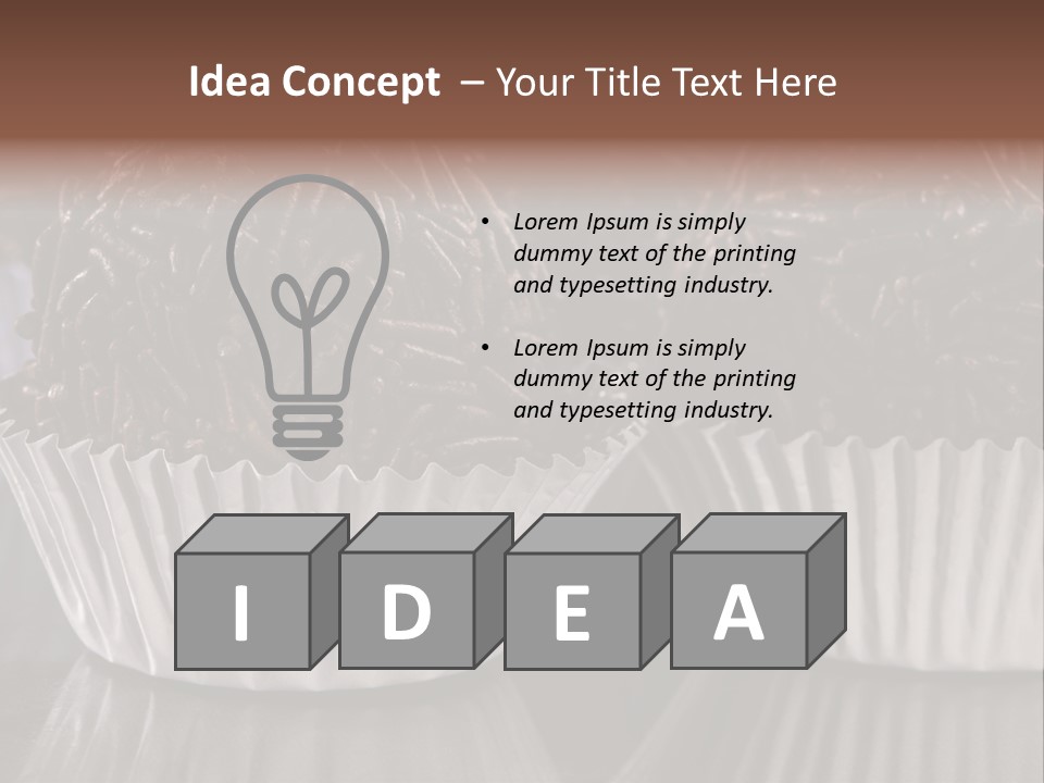 Photography Brigadier Candy PowerPoint Template