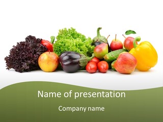 Tomato Juicy Ingredient PowerPoint Template