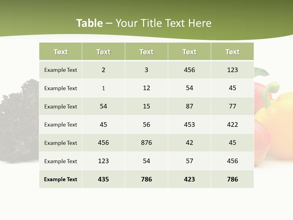 Tomato Juicy Ingredient PowerPoint Template