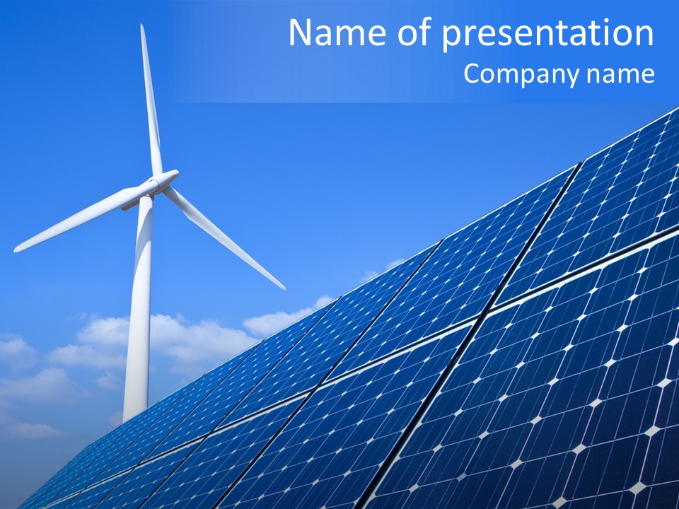 Tile Energy Eco PowerPoint Template