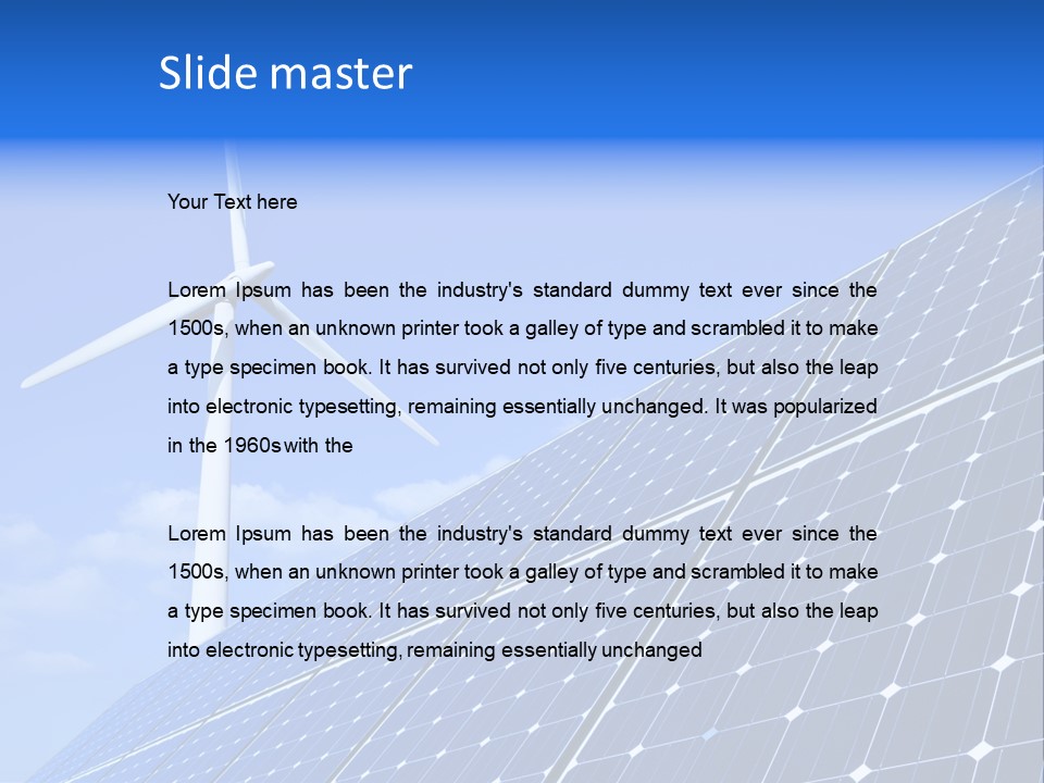 Tile Energy Eco PowerPoint Template
