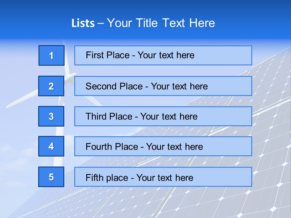Tile Energy Eco PowerPoint Template