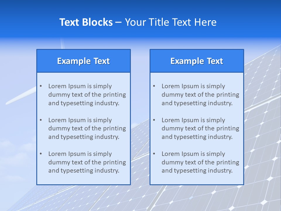 Tile Energy Eco PowerPoint Template