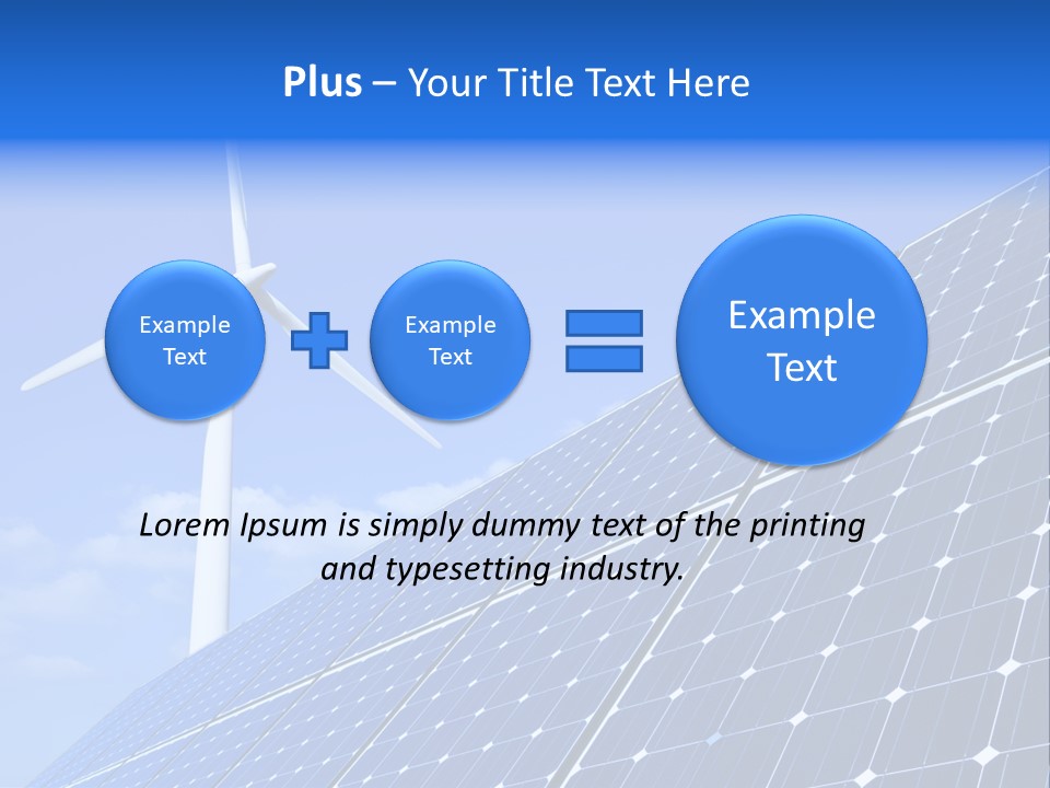 Tile Energy Eco PowerPoint Template