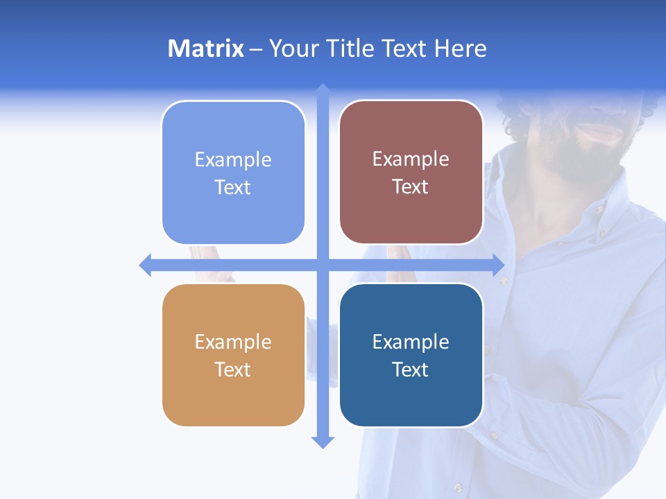 Facial Expression Commercial Posing PowerPoint Template