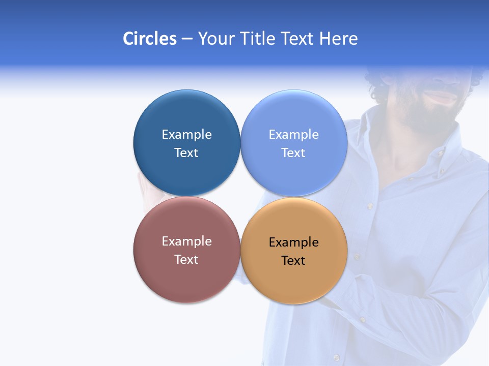 Facial Expression Commercial Posing PowerPoint Template