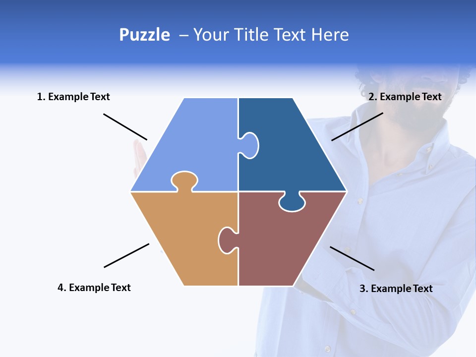Facial Expression Commercial Posing PowerPoint Template