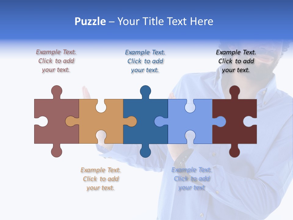 Facial Expression Commercial Posing PowerPoint Template