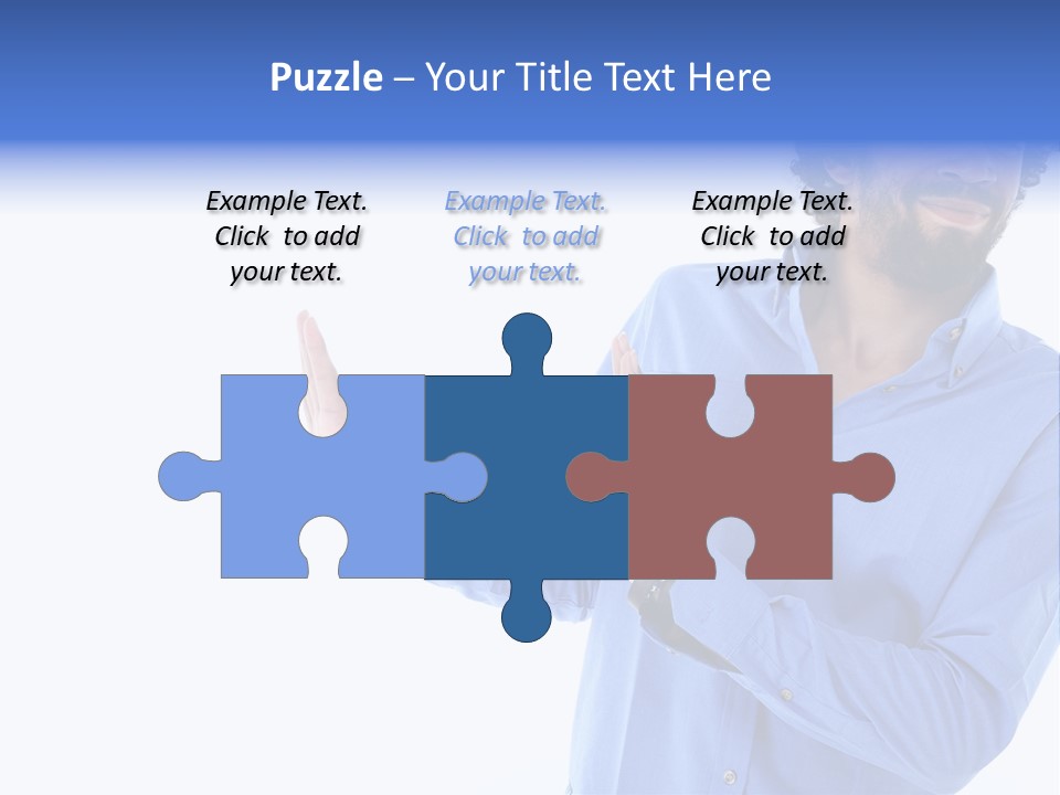 Facial Expression Commercial Posing PowerPoint Template