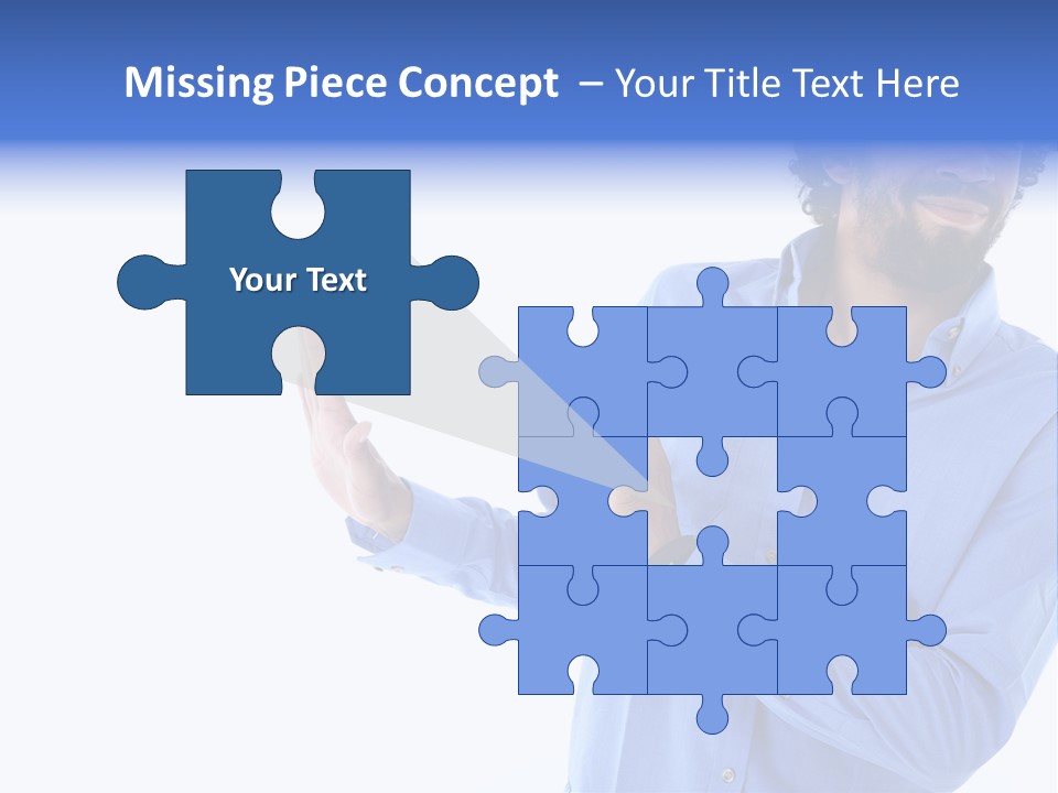 Facial Expression Commercial Posing PowerPoint Template