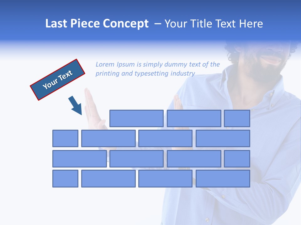 Facial Expression Commercial Posing PowerPoint Template