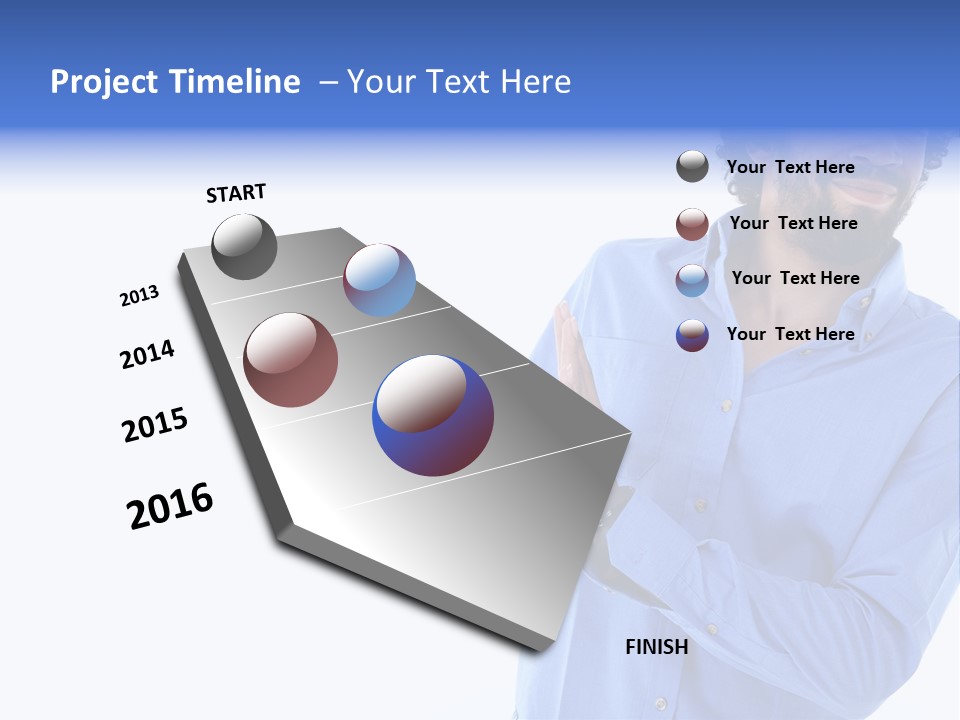 Facial Expression Commercial Posing PowerPoint Template