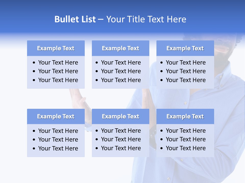 Facial Expression Commercial Posing PowerPoint Template