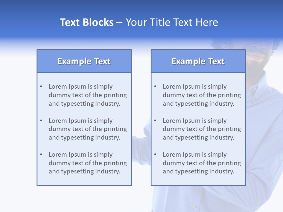 Facial Expression Commercial Posing PowerPoint Template