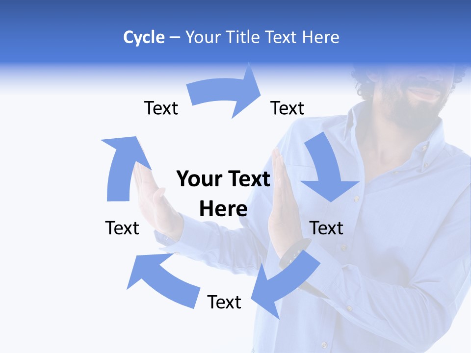 Facial Expression Commercial Posing PowerPoint Template