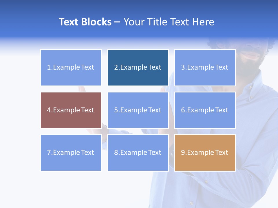 Facial Expression Commercial Posing PowerPoint Template