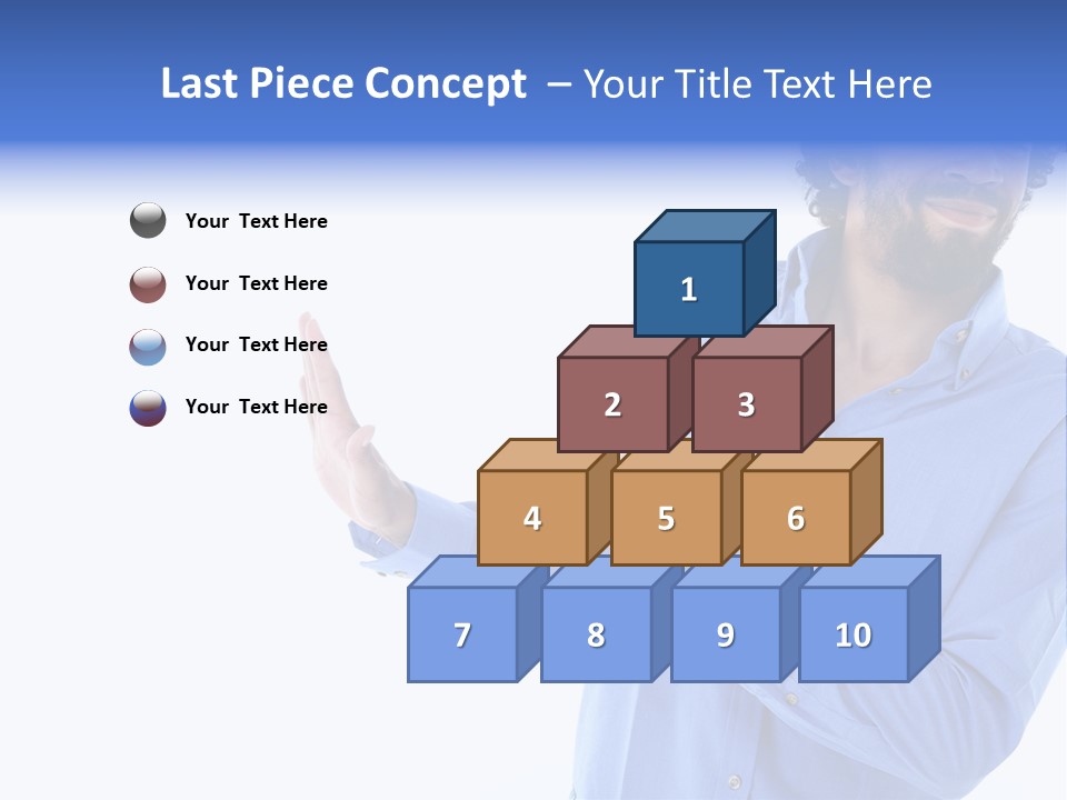 Facial Expression Commercial Posing PowerPoint Template