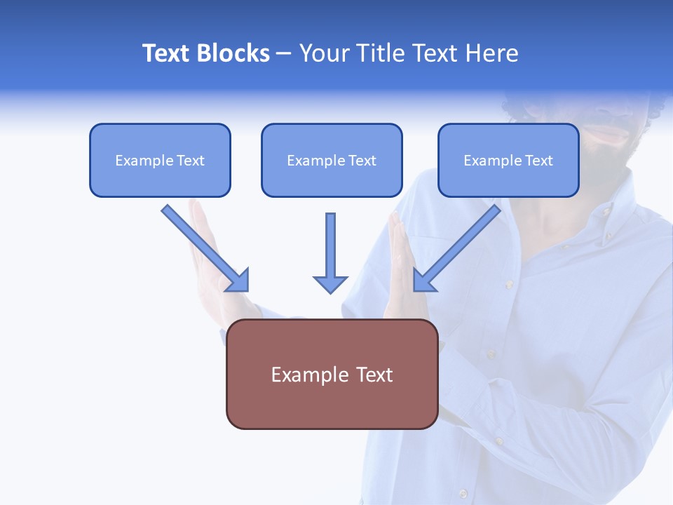 Facial Expression Commercial Posing PowerPoint Template