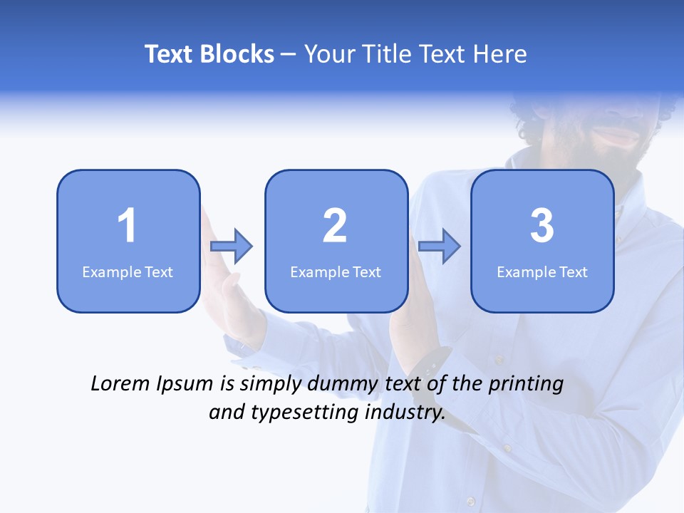 Facial Expression Commercial Posing PowerPoint Template