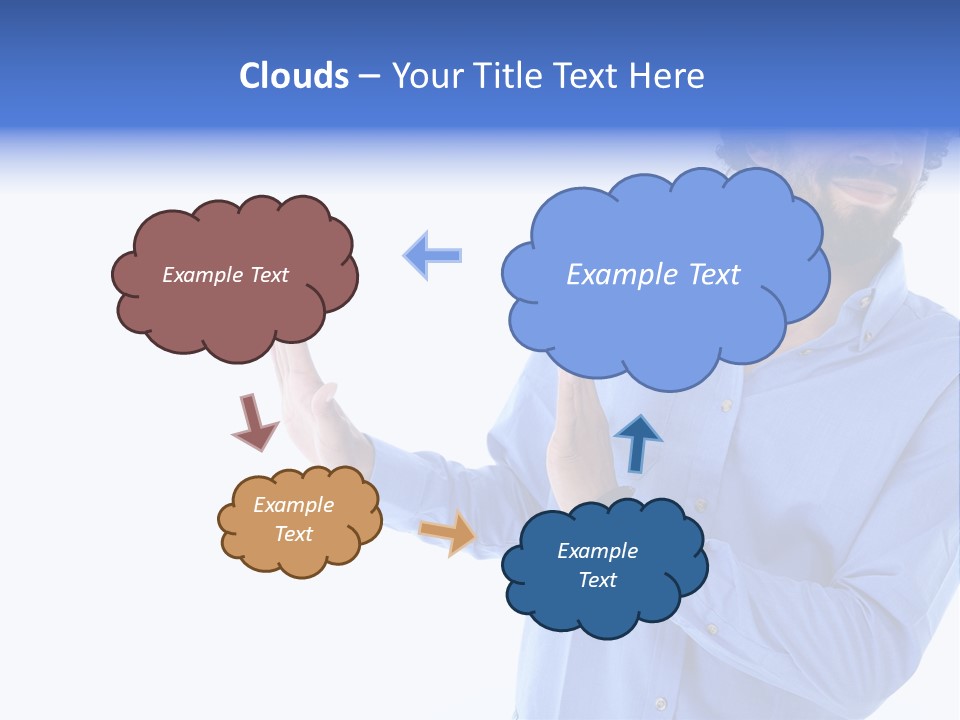 Facial Expression Commercial Posing PowerPoint Template