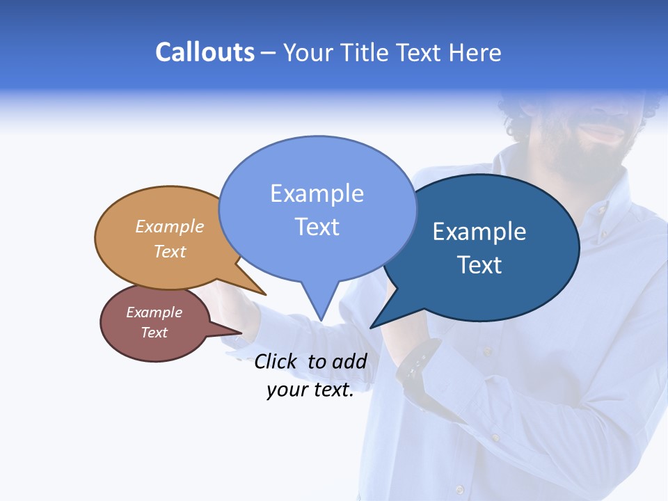 Facial Expression Commercial Posing PowerPoint Template