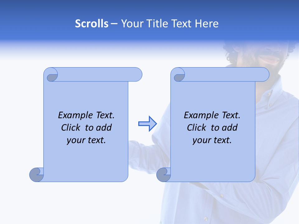 Facial Expression Commercial Posing PowerPoint Template