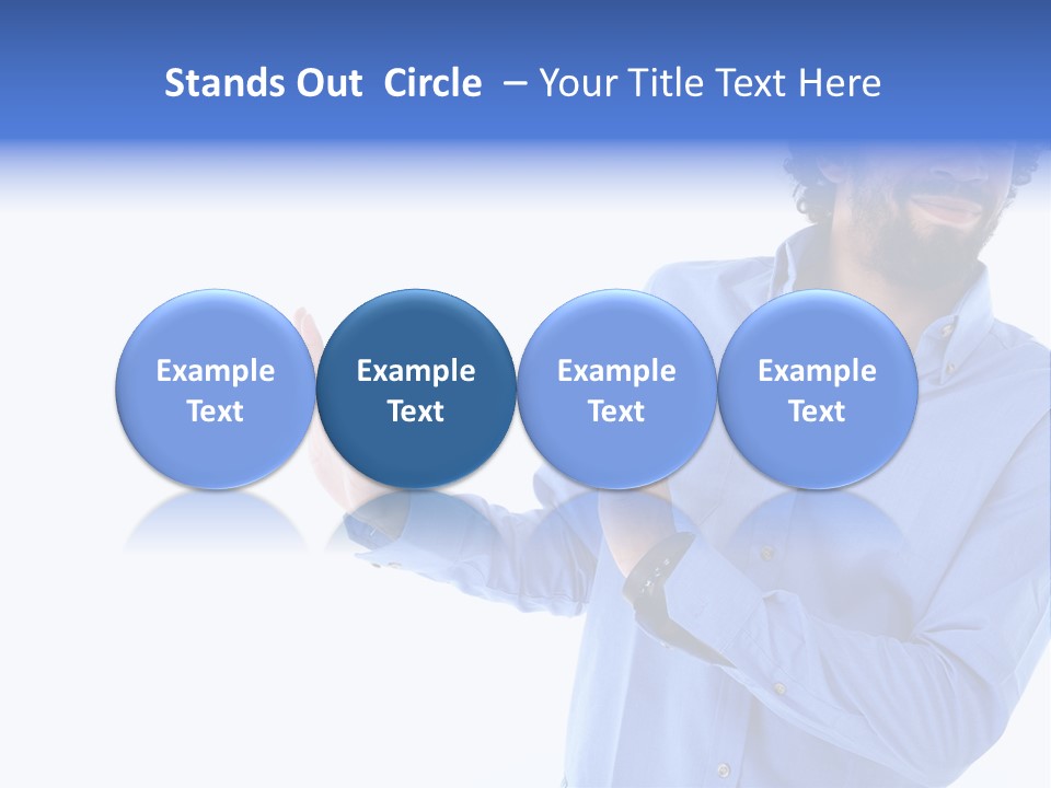 Facial Expression Commercial Posing PowerPoint Template