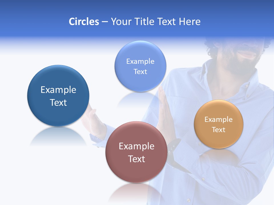 Facial Expression Commercial Posing PowerPoint Template