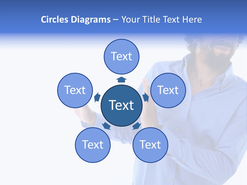 Facial Expression Commercial Posing PowerPoint Template
