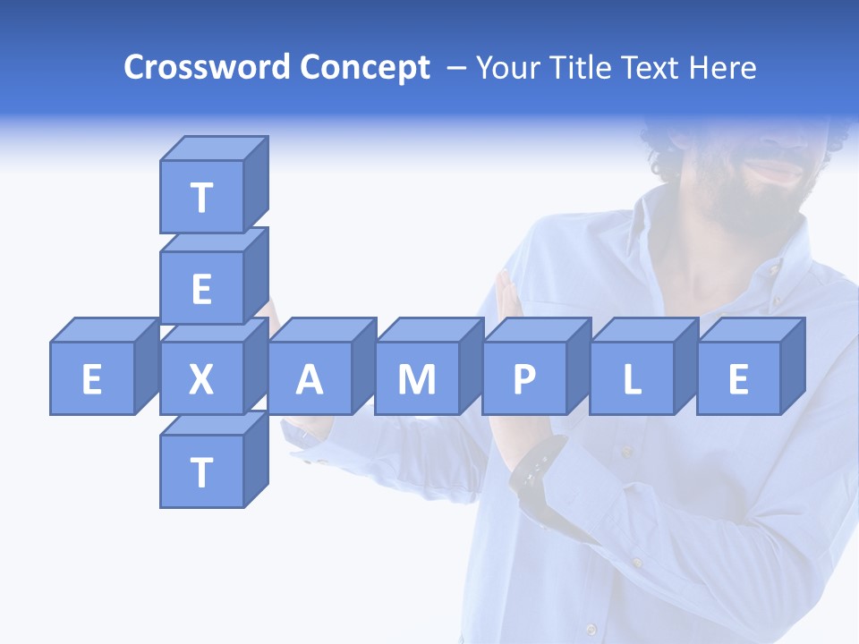 Facial Expression Commercial Posing PowerPoint Template