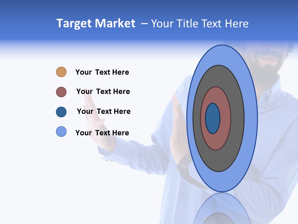 Facial Expression Commercial Posing PowerPoint Template