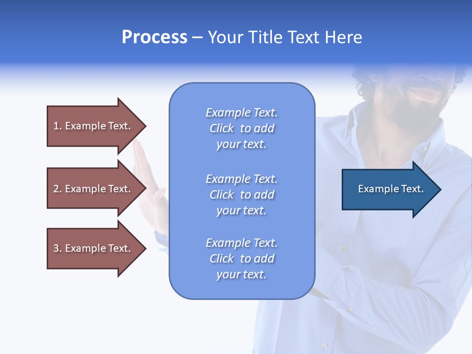 Facial Expression Commercial Posing PowerPoint Template