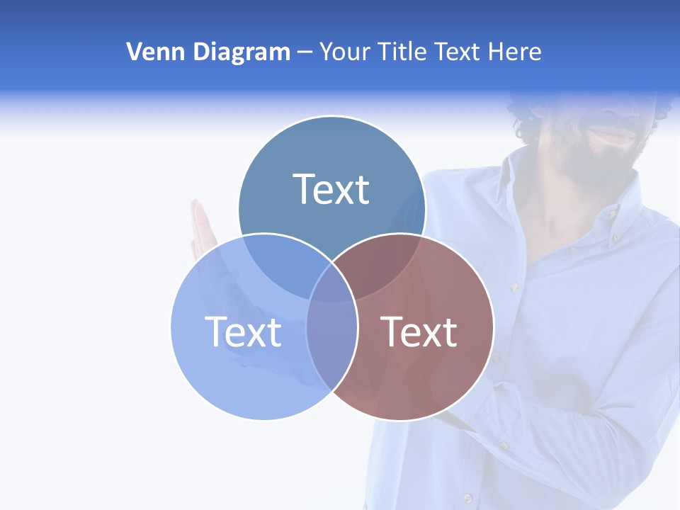 Facial Expression Commercial Posing PowerPoint Template