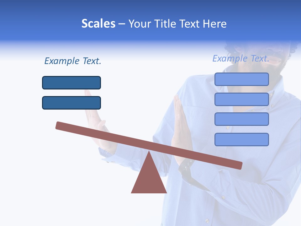 Facial Expression Commercial Posing PowerPoint Template