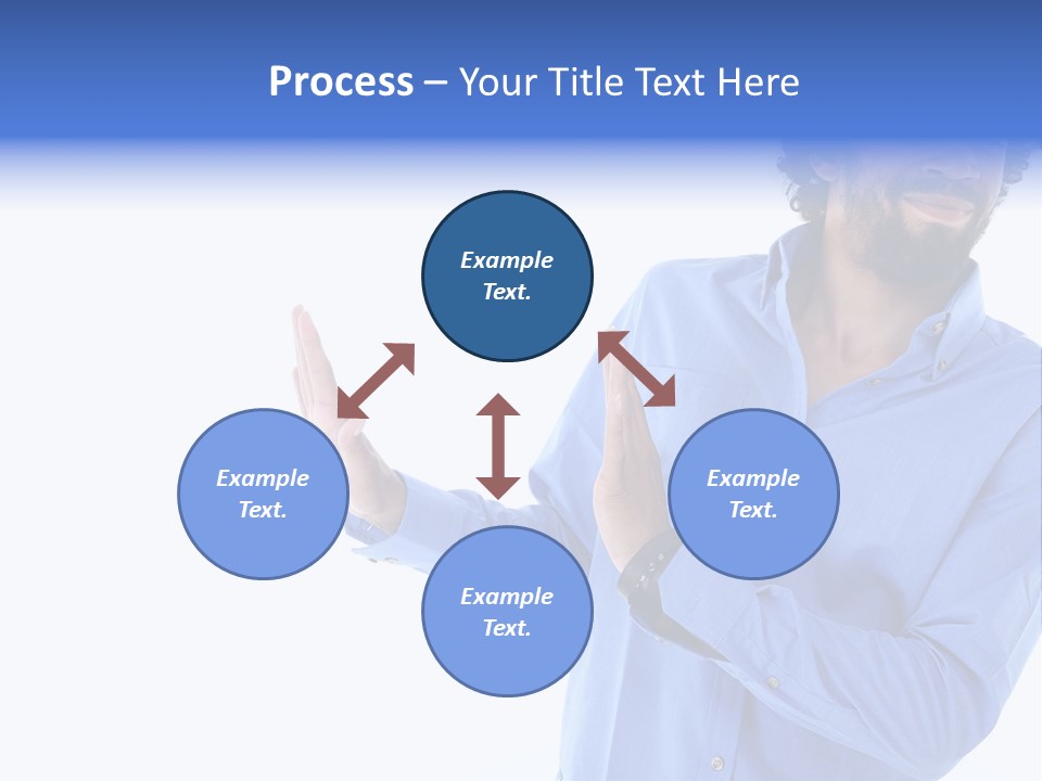 Facial Expression Commercial Posing PowerPoint Template