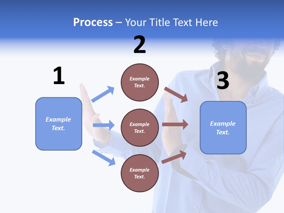 Facial Expression Commercial Posing PowerPoint Template