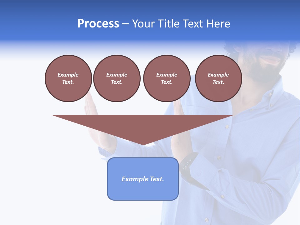 Facial Expression Commercial Posing PowerPoint Template
