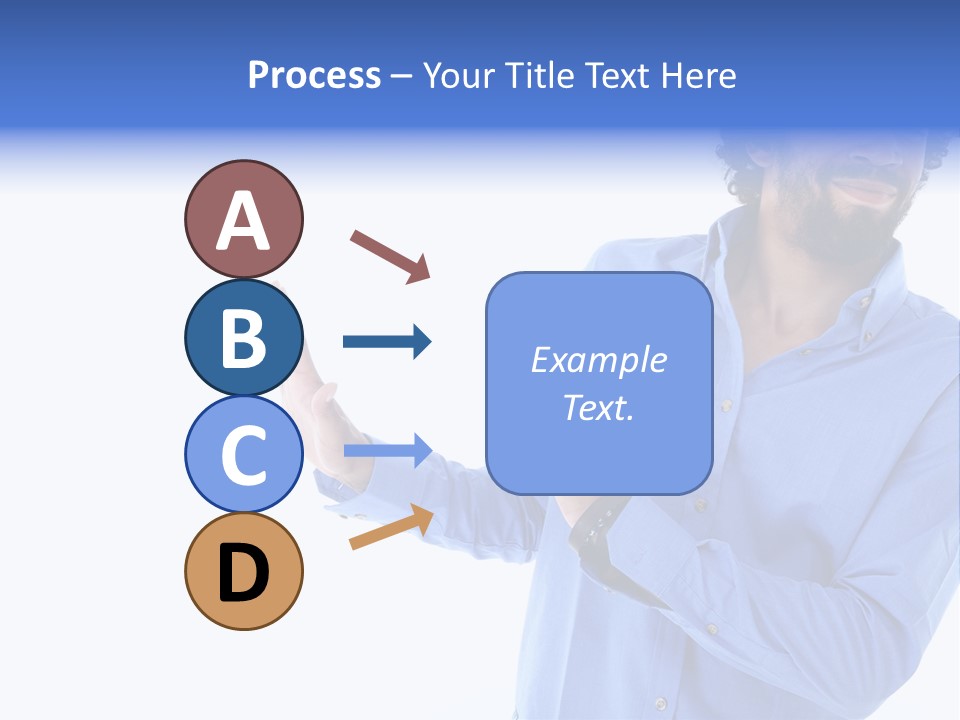 Facial Expression Commercial Posing PowerPoint Template