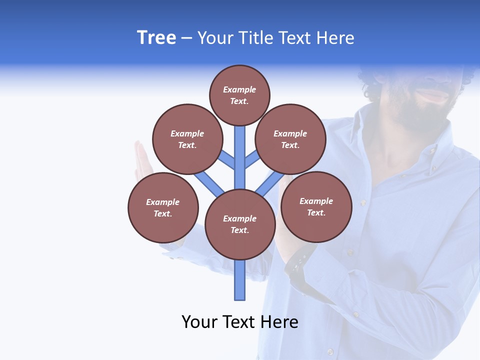 Facial Expression Commercial Posing PowerPoint Template