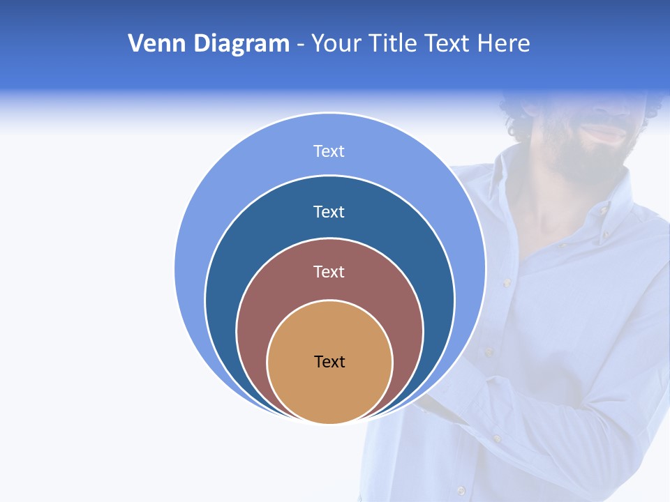Facial Expression Commercial Posing PowerPoint Template
