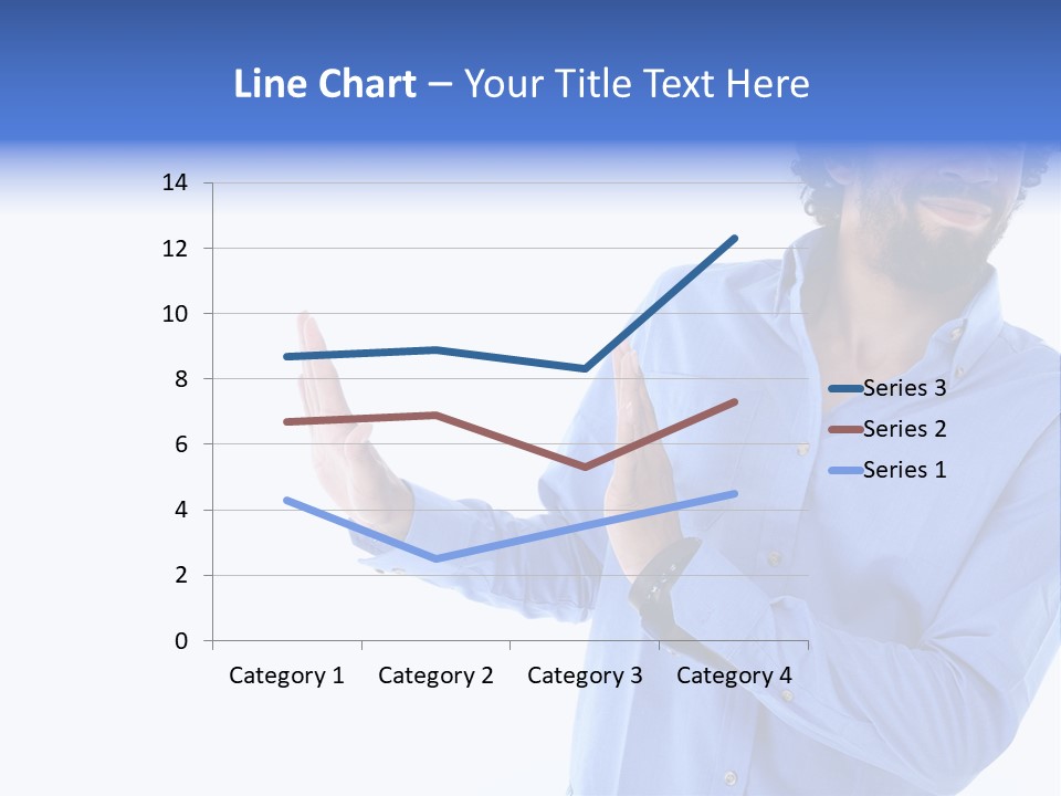Facial Expression Commercial Posing PowerPoint Template