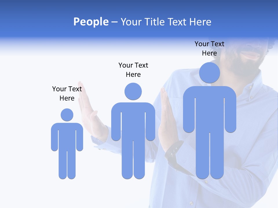 Facial Expression Commercial Posing PowerPoint Template