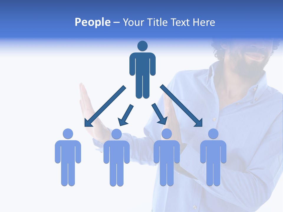 Facial Expression Commercial Posing PowerPoint Template