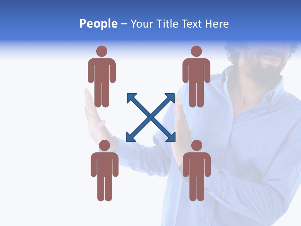 Facial Expression Commercial Posing PowerPoint Template