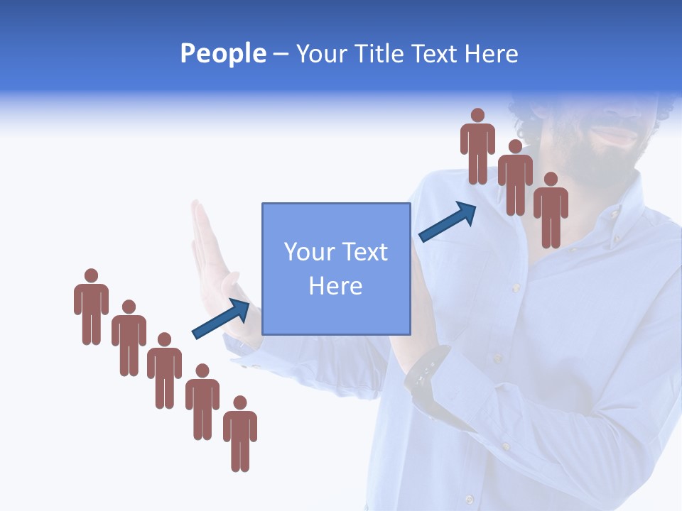 Facial Expression Commercial Posing PowerPoint Template