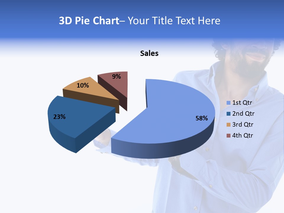 Facial Expression Commercial Posing PowerPoint Template