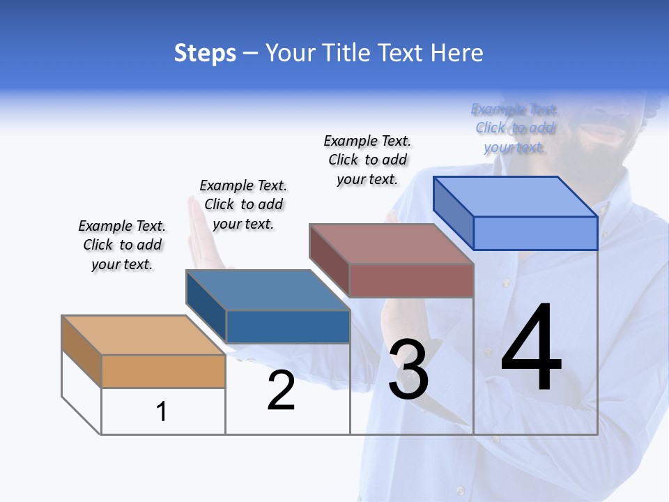 Facial Expression Commercial Posing PowerPoint Template