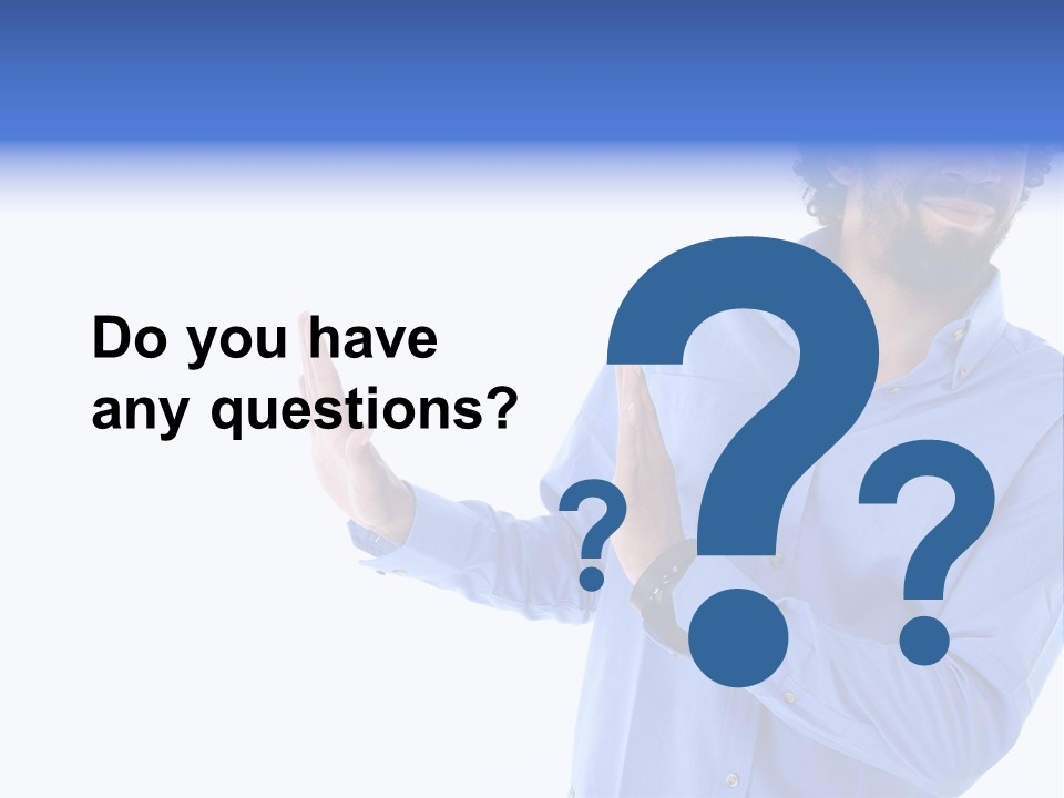 Facial Expression Commercial Posing PowerPoint Template