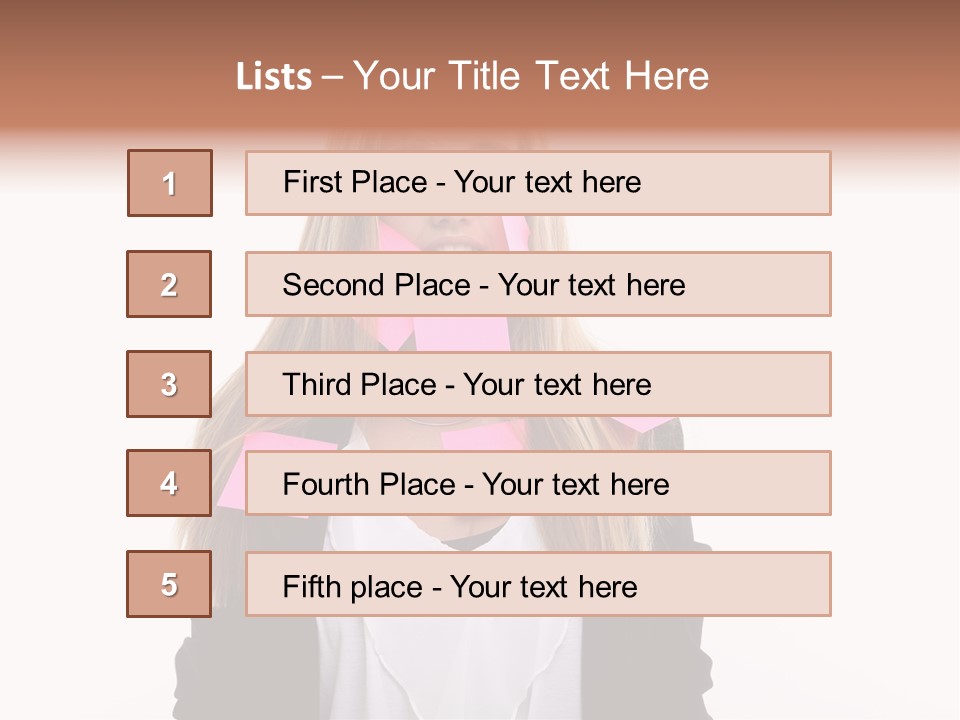 One Person Work Employment Issues PowerPoint Template